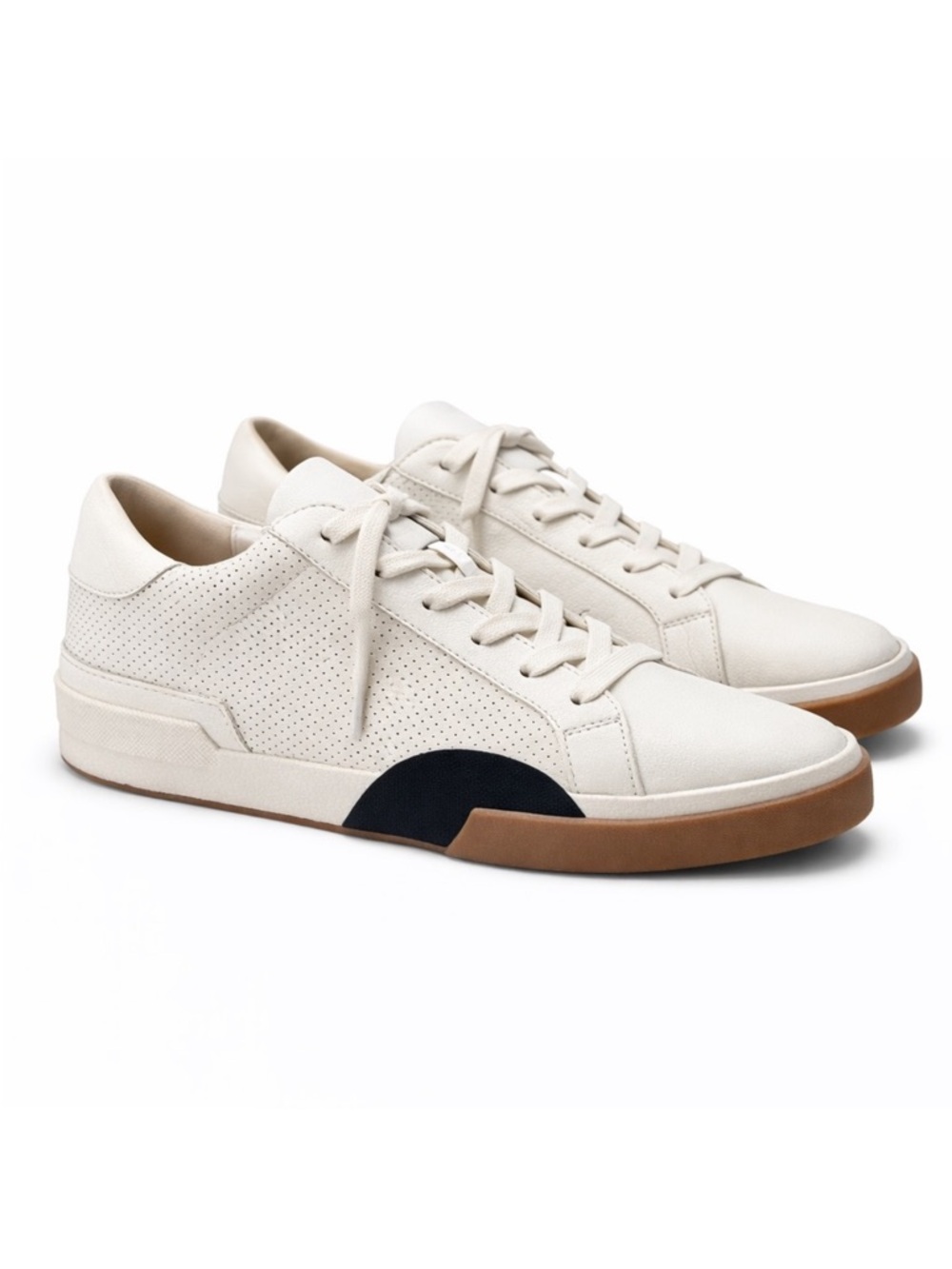 Dolce Vita DV Harryson White Leather Sneakers Casual Athleisure Women’s 9